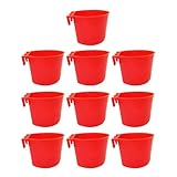 WJnflQN Bicchieri per pollo, anatre, ciotola per cibo | Multifunzionale 226,8 g antigoccia anti-punta tazza per acqua per esterni Farm Coop