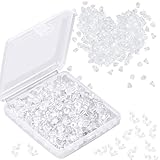 Hedmedum Confezione da 600 Tappi per Orecchini in Silicone, Chiusura Universale, Chiusura in Gomma, con Scatola di immagazzinaggio, Gel di silice