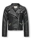 ONLY Faux Leather Jacket KOGFREYA Faux Leather Jacket Black 158 Black 1