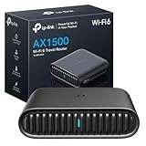 TP-Link TL-WR1502X Router WiFi Portatile, AX1500Mbps DualBand, Pocket WiFi 6 per casa e viaggio, 2 Porte Gigabit, VPN e WireGuard, Type-C, Multimodi (Hotspot/AP/Range Extender/Client Mode)