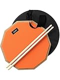 Slint - Kit Double-Sided Silent Drum Pad con due superfici diverse - 30cm e 10cm Snare - Set con supporto e bacchette