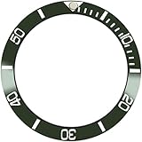 Anello protettivo di ricambio per orologio Rolex GMT/SUB da 40 mm, rivestimento adesivo antigraffio (ceramica verde SUB)