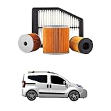Kit 4 Filtri Tagliando compatibile con FIAT Qubo 1.3 D Multijet 70 kw Diesel 2010-2024