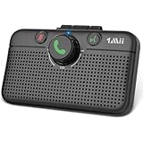 1Mii Kit Vivavoce per Auto Bluetooth 5.3 con Siri Assistente Comandi Vocali di Google Altoparlante, per Chiamate Viva Voce, GPS, Connessione Automatica, Altoparlante da 3W, Connettività Dual Link
