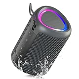 UOHHBOE Cassa Bluetooth Portatile Potente 15W Impermeabile Altoparlante Abbinamento TWS Speaker Bluetooth 5.3 15 Ore Distanza di Connessione di 30m Luce LED AUX e TF