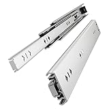 VADANIA Glissières de Tiroir Robuste de 900 mm #VA2053, Largeur de 53 mm, Capacité de Charge Jusqu'à 120 kg, Binari Cassetti Extension Complète à 3 Volets, Montage Latéral, 1 Paio