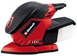 Einhell TE-OS 1320 LEVIGATRICE ORBITALE PALMARE (tensione 220 V, potenza 130 W, platorello 150 x 150 x 100 mm, Inclusi 3 fogli carta abrasiva)
