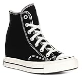 Converse Chuck Taylor All Star - Scarpe da donna con zeppa, Nero , 40 EU