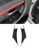 SHSBSCAR Copri Maniglia Nera Per BMW F30 F34 F32 F36, Copri Maniglia Interna Per Porta Di Ricambio Per BMW Serie 3 4