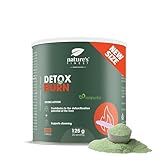 Nature's Finest by Nutrisslim Detox Belly Burn - Dimagrante Forte con Clorella, estratto Carciofo e Cardo Mariano - Detox Fegato e Intestino - Naturale, Vegano