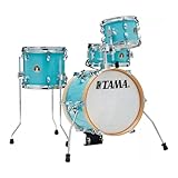 TAMA Club-Jam Flyer Ultra Compact Drum Kit 4 pz. - Hardware Aqua Blue/Chrome