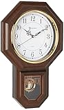 Timekeeper Essex Westminster Chime Orologio a pendolo in finto legno, 44 cm x 29 cm, noce