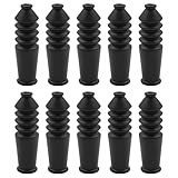Sarini Gommini di Tenuta in Gomma a Soffietto da 10 Pezzi, Accessori per Freni di Biciclette, soffietti in Gomma universali, per la Maggior Parte delle Biciclette
