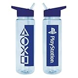 Pyramid International Playstation - Borraccia da 700 ml, in plastica per gamer, prodotto con licenza ufficiale