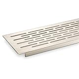 SOTECH Griglia di ventilazione in acciaio inox 500 x 100 mm lamiera forata griglia perforata griglia a barre griglia di ventilazione