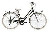 Bicicletta da città citybike Donna Dolce Vita Roma 28 (Nero)