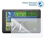 KARYLAX - Pellicola proteggi schermo in vetro flessibile, durezza 9H, ultra sottile, 0,2 mm e 100% trasparente, per GPS Mappy ITI E428 S