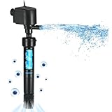 Pompa filtro U-V per serbatoio di pesce da 150 – 380 l, 5 W, anti-alghe, chiarificatore U-V, 1200 l/h, cristallino, per acqua fredda, pesci tropicali