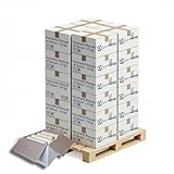 Tronchetti da ardere per camino 50 kg, in legno pressato, 5 cartoni da 10 kg, Senza Additivi, 100% Made in Italy