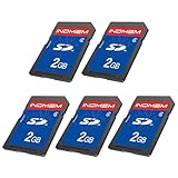 INDMEM Scheda SD 2GB 5 Packs Class 4 MLC Secure Digital Flash Memory Card Camera Card