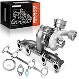 Frankberg Turbocompressore 1.9L Compatibile con A3 8X1 8PA 2003-2010 Golf Plus 521 5M1 2005-2009 II 1Z3 1Z5 2004-2010 Golf V 1K1 2003-2008 1T1 1T2 2003-2010