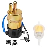Road Passion Pompa Benzina Elettrica Carburatore 12 V 55LPH per Goldwing 1200 GL1200A 1984-1987/ V45 Magna VF750C 1982-1983/ V65 Magna VF1100C 1983-1985