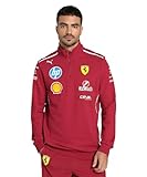 PUMA Scuderia Ferrari F1 Maglione 1/2 Zip Team 2025 - Rosso - Taglia: XL