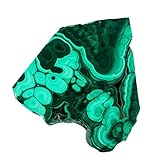 Pietra di malachite grezza, malachite naturale, lucidata, cristalli naturali, pietre grezze di malachite, pietre preziose per la meditazione, accessorio per soggiorno, pesce