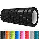 KG Physio Foam Roller - Rullo massaggio muscolare per gambe, schiena e braccia - ultraleggero essenziale per rilasciare le tensioni - pilates 33x12cm