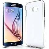 Newtop Cover Compatibile per Samsung Galaxy Note S6/S7/Edge/Plus, Custodia Morbido TPU Clear Protettiva Silicone Trasparente Slim Case Posteriore (per S6)