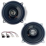 Sound Way Kit Installazione Autoradio, Altoparlanti 2 Vie 130 mm, compatibili con Renault Modus, Espace, TWINGO, Nero