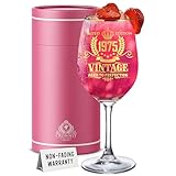 CROWNLY CRYSTAL® 1975 Regali Compleanno 50 Anni Donna Bicchieri Vino Bicchieri Personalizzati Regali Personalizzati Calice Vino Personalizzato Regali Sorella Regalo Per Moglie Regalo Per Zia