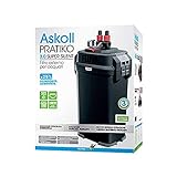 Askoll Pratiko 300 3.0 Super Silent Filtro Esterno per acquari Fino a 330 Litri New 2019, Nero
