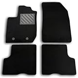 Tappetini per Dacia Duster II 2WD-4WD dal 2018-2024 tappeti Auto su Misura, Antiscivolo,battitacco in Gomma Rinforzato, Bottoni di Fissaggio