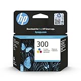 HP 300 CC643EE, Cartuccia Originale HP da 165 Pagine, Compatibile con Stampanti HP DeskJet D2560, D2660, F4280, F4224, F4283 e Photosmart Serie C, Tricromia