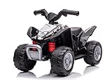 Mini Quad elettrico per bambini con Licenza Ufficiale Honda TRX250X 6V di Mondial Toys ATV con Luci a LED e Suoni integrati Nero