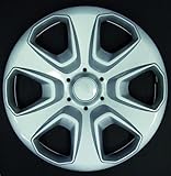 Kit di 4 copricerchi compatibili con FORD FIESTA (modello 2008 ->) - diametro 15"