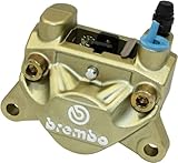 Brembo Pinza Freno Posteriore P32F Oro Inclusa Pastiglie per Ducati Monster 851 Monster 400 600 620 695 750 900 1000
