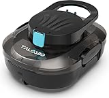 TALOSBO Pleco S1 Robot Piscina Senza Fili, 80 Min di Pulizia, Doppio Motore Aspiratore Piscina, Ricarica 2,5 Ore, per Piscine a Fondo Piatto