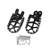 DZSLLOOI Poggiapiedi per Transalp 600 per XL600V per XL600 per XL 600V 600 V 1987-1999 Moto Poggiapiedi Pedane Pedane Pedale Staffa per Pedana(Nero)