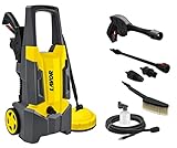 LAVOR Idropulitrice ad acqua fredda DIVE PLUS 135 con Accessorio Lavapatio e Spazzola Fissa, Pressione massima 135 bar, Portata massima 420 litri ora, Motore 1900 Watt