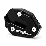 Estensione Del Cavalletto Laterale Per Moto Estensione Del Cavalletto Laterale Per Honda CB1000R Per CB 1000R 1000 R 2018-2022 Piastra Di Supporto Del Pad Accessori Piastra di supporto ( Colore : Bian