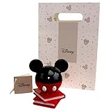 DLM-A771 Bomboniere 12 utili Fermacarte cm 8x7x7 Libri e topolino Disney mickey mouse con 12 sacchetti abbinati per Battesimo Comunione Cresima Compleanno Laurea Segnaposti Confettate
