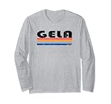 Gela, Italia Retro anni '70 '80 Style Maglia a Manica