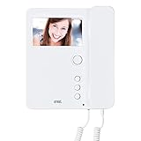 Urmet 1750/1 Videocitofono Miro a Cornetta + staffa per impianti videocitofonici del sistema 2voice