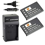 DSTE 2-pacco NP-20 Ricambio Batteria + DC75E Caricabatteria Compatibile per Casio Exilim EX-Z4 EX-Z5 EX-Z6 EX-Z7 EX-Z8 EX-Z60 EX-Z65 EX-Z70 EX-Z75 EX-M1 EX-M2 EX-M20 EX-S1 EX-S2 EX-S3