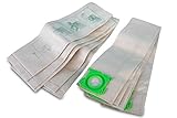 10 sacchetti per aspirapolvere adatti per tutte le serie Sebo Automatic X, XP, G, C, 370, 470, TM 375, TM 455, ricambio per Sebo Filterbox 5093 ER