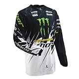 YSYFZ MTB Jersey Outdoor Ciclismo Sportivo Tuta da Equitazione Camicia a Maniche Lunghe Fuoristrada Servizio di Moto a Maniche Lunghe T-Shirt Downhill Tuta Sportiva off-Road Uomo