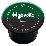 Italian Coffee 100 Capsule Caffè Hypnotic Forte compatibile con Lavazza Blue & compatibile con Lavazza In Black Nims