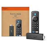 Amazon Fire TV Stick HD (Ultimo modello), TV gratuita e in diretta, telecomando vocale Alexa, controlli per Casa Intelligente, streaming HD